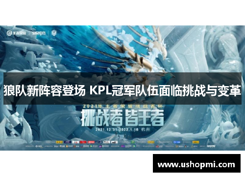狼队新阵容登场 KPL冠军队伍面临挑战与变革